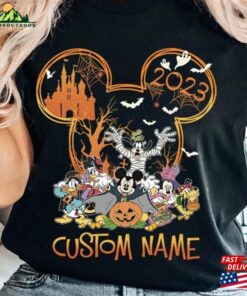 Personalized Mickey And Friends Disney Halloween 2023 Shirt Castle Family T-Shirt Classic