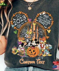 Personalized Mickey And Friends Disney Halloween Castle Shirt’s Not So Scary Party 2023 Sweatshirt T-Shirt