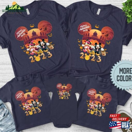 Personalized Mickey Friends Disney Halloween Family Shirt T-Shirt Unisex