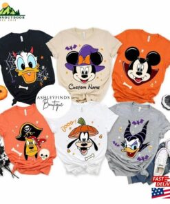Personalized Mickey Friends Disney Halloween Shirt Unisex Hoodie