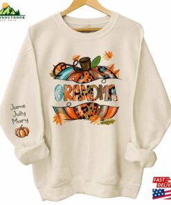 Personalized Thanksgiving Grandma Sweatshirt Custom Nana Mimi Mamaw And Grandkids Names Classic Personalized Thanksgiving Grandma Sweatshirt Custom Nana Mimi Mamaw And Grandkids Names Classic