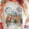 Personalized Vintage Disney Cruise Halloween On The High Seas 2023 Shirt Family Matching T-Shirt Unisex