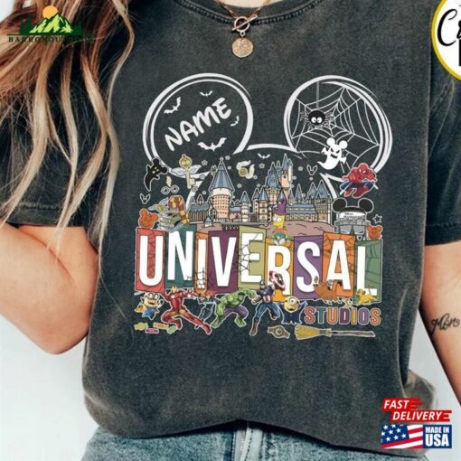 Personalized Vintage Universal Studios Halloween Shirt Disney Horror Nights Sweatshirt Classic