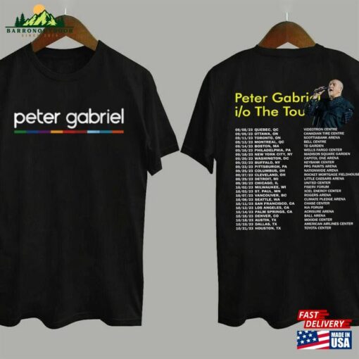 Peter Gabriel I O The Tour T-Shirt Concert Shirt Us Sweatshirt Classic