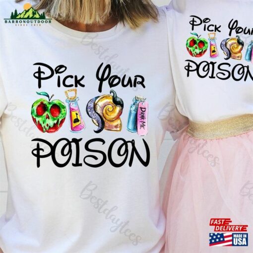 Pick Your Poison Shirt Halloween Shirts Kids T-Shirt Classic