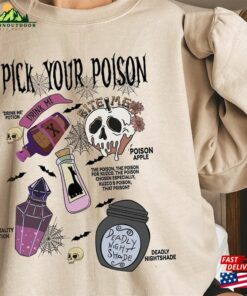 Pick Your Poison Shirt Retro Dis Villains Halloween Disneyland Classic Unisex
