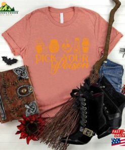Pick Your Poison Shirt Villain Halloween T-Shirt For Women Classic Sweatshirt