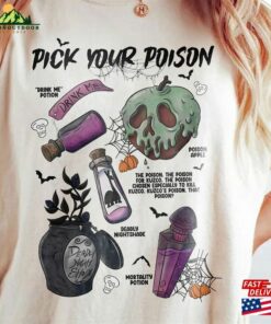 Pick Your Poison Tshirt Disney Family Villain Shirt Halloween Sweatshirt Classic T-Shirt