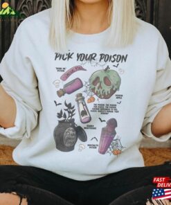 Pick Your Poison Tshirt Disney Family Villain Shirt Halloween Sweatshirt Classic T-Shirt 2 Pick Your Poison Tshirt Disney Family Villain Shirt Halloween Sweatshirt Classic T Shirt 3