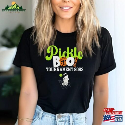 Pickle Boo Tournament Halloween T-Shirt Hoodie