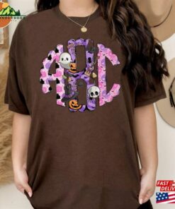 Pink Pastel Halloween Monogram Tee Trick Or Treat T-Shirt Sweatshirt Doodle Alpha Shirt Unisex Hoodie Pink Pastel Halloween Monogram Tee Trick Or Treat T-Shirt Sweatshirt Doodle Alpha Shirt Unisex Hoodie