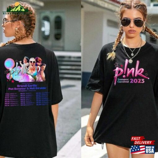 Pink Singer 2023 World Tour Shirt Get This Party Started Lovers Hoodie Classic