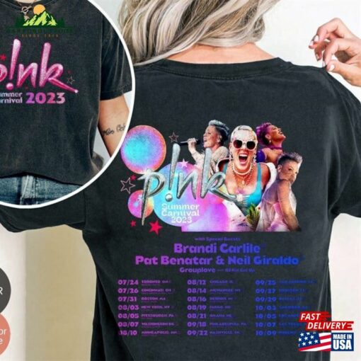 Pink Singer 2023 World Tour Shirt Get This Party Started Lovers Hoodie Classic