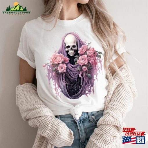 Pink Skeleton Halloween Shirt T-Shirt Classic