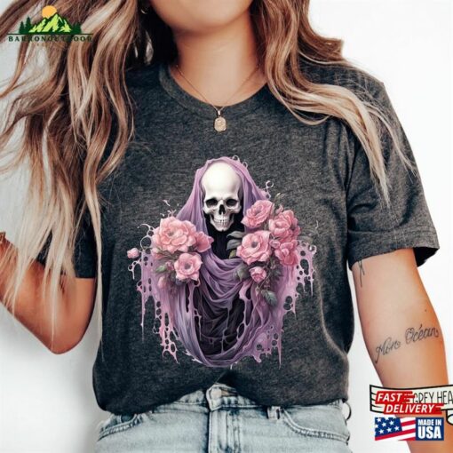 Pink Skeleton Halloween Shirt T-Shirt Classic