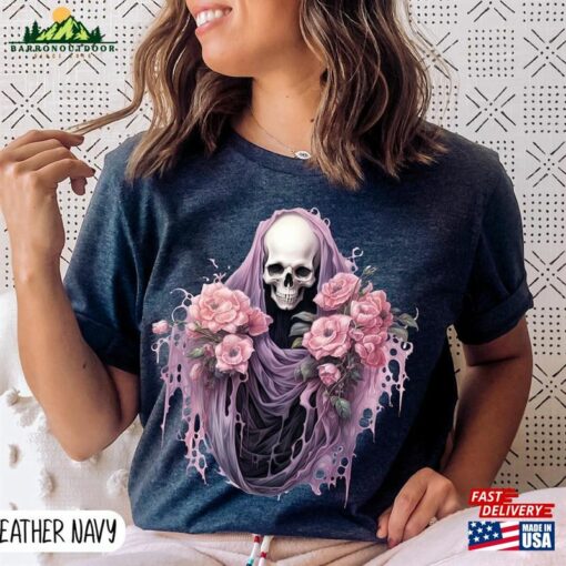 Pink Skeleton Halloween Shirt T-Shirt Classic