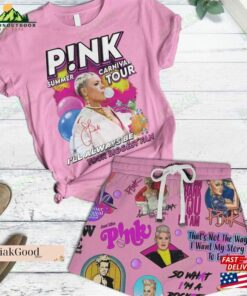 Pink Summer Carnival T-Shirt Man Shorts Gym Men Unisex