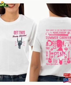 Pink Tour Get This Party Started Shirt Singer Summer Carnival 2023 Lovers T-Shirt Unisex Pink Tour Get This Party Started Shirt Singer Summer Carnival 2023 Lovers T-Shirt Unisex