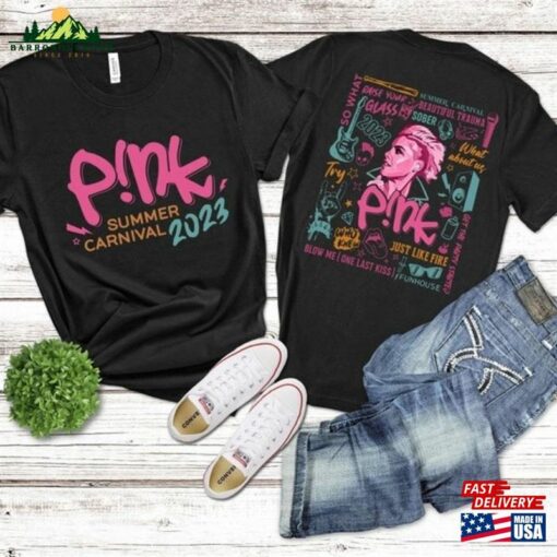 Pink Tour Get This Party Started Shirt Singer Summer Carnival 2023 Sweatshirt Unisex