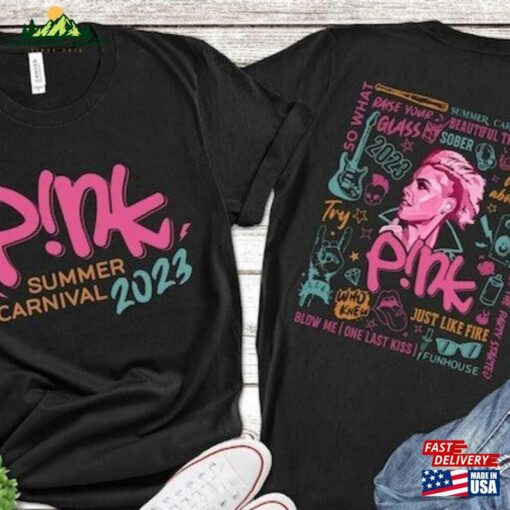 Pink Tour Get This Party Started Shirt Singer Summer Carnival 2023 Unisex T-Shirt