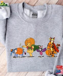 Pooh And Friends Halloween Sweatshirt Spooky Season Shirt Squad T-Shirt Unisex
