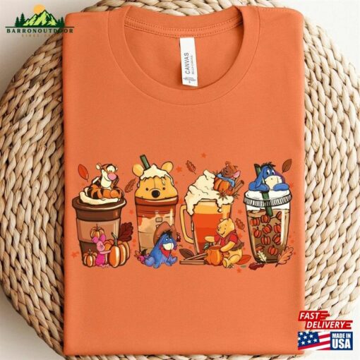 Pooh Coffee Halloween Shirt Winnie The Latte Disney Spooky Season Sweatshirt T-Shirt