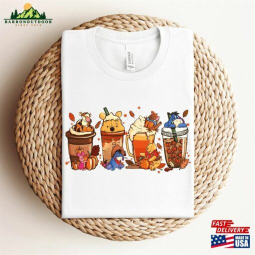 Pooh Coffee Halloween Shirt Winnie The Latte Disney Spooky Season Sweatshirt T-Shirt