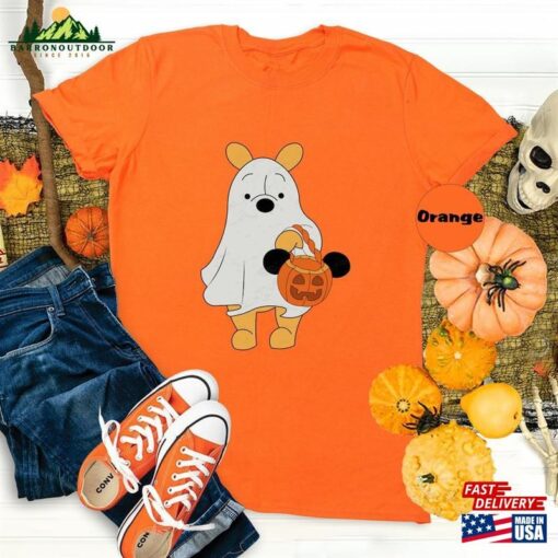 Pooh Ghost Halloween Shirt Mickey’s Not So Scary Sweatshirt Hoodie Unisex