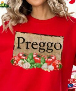 Prego Sauce Sweatshirt Funny Halloween Pregnancy Shirt Announcement Sweater 2023 Unisex T-Shirt Prego Sauce Sweatshirt Funny Halloween Pregnancy Shirt Announcement Sweater 2023 Unisex T-Shirt