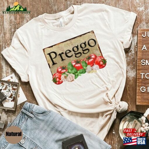 Prego Sauce Sweatshirt Funny Halloween Pregnancy Shirt Announcement Sweater 2023 Unisex T-Shirt