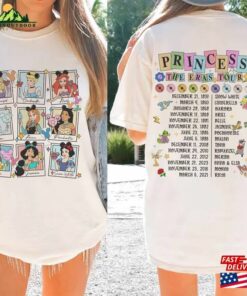 Princess Eras Tour 2023 Shirt Disneyland Characters Unisex Sweatshirt