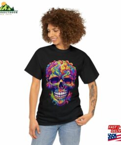 Psychedelic Skull #1 Halloween 2023 Spooky Art Painting Canvas Horror Dark Classical Odilon Redon Style Original October Classic T-Shirt Psychedelic Skull #1 Halloween 2023 Spooky Art Painting Canvas Horror Dark Classical Odilon Redon Style Original October Classic T-Shirt