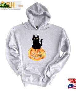 Pumpkin Halloween Sweatshirt And Cat Hoodie Vintage Unisex 3 Pumpkin Halloween Sweatshirt And Cat Hoodie Vintage Unisex 4