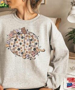 Pumpkin Season Sweatshirt Cute Fall Sweatshirts For Women Thanksgiving Gift T Shirt Classic 3