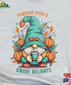 Pumpkin Spice Dwarf Delights Halloween Tee Spooky Season Shirt Unisex Sweatshirt
