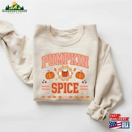 Pumpkin Spice Sweatshirt Season Latte Hoodie T-Shirt