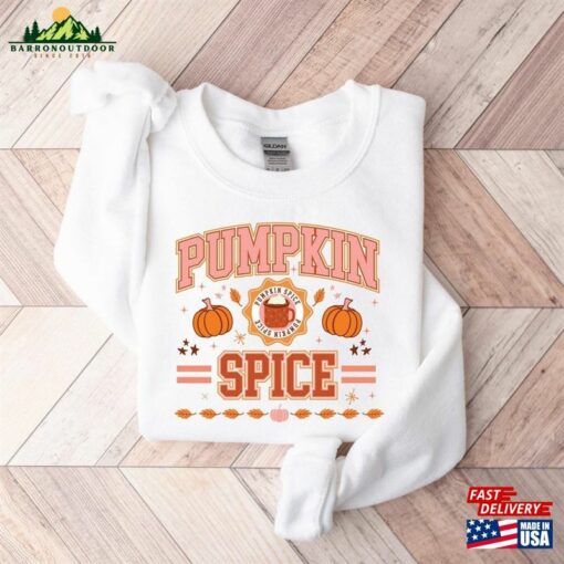 Pumpkin Spice Sweatshirt Season Latte Hoodie T-Shirt