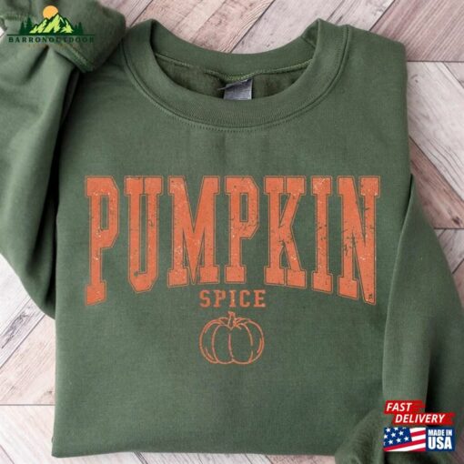 Pumpkin Spice Sweatshirt Season Latte Unisex Hoodie