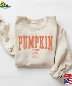 Pumpkin Spice Sweatshirt Season Latte Unisex Hoodie
