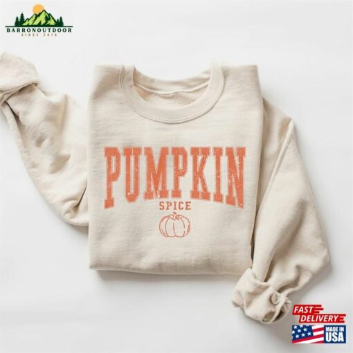 Pumpkin Spice Sweatshirt Season Latte Unisex Hoodie