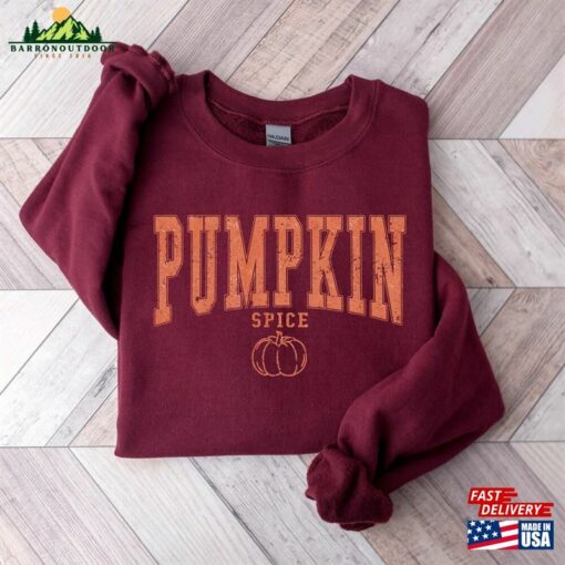 Pumpkin Spice Sweatshirt Season Latte Unisex Hoodie