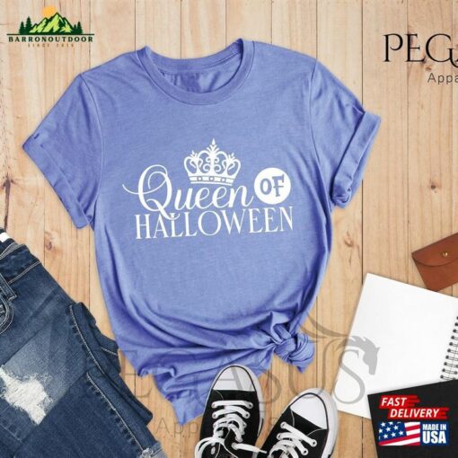 Queen Of Halloween Shirt Cute Costume Classic Hoodie