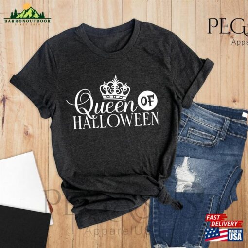 Queen Of Halloween Shirt Cute Costume Classic Hoodie