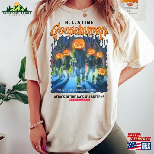 R L Stine Goosebumps Comfort Colors® Shirt Horrorland Halloween Shirts Classic Hoodie