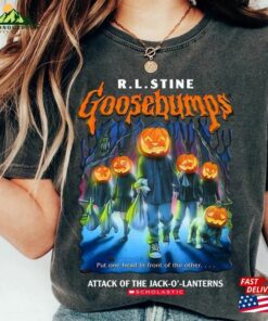 R L Stine Goosebumps Comfort Colors® Shirt Horrorland Halloween Sweatshirt Hoodie