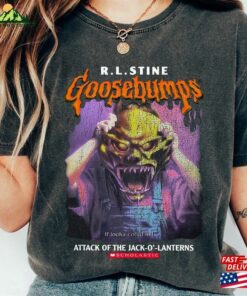R L Stine Goosebumps Comfort Colors Shirt One Day At Horrorland Halloween Hoodie Unisex
