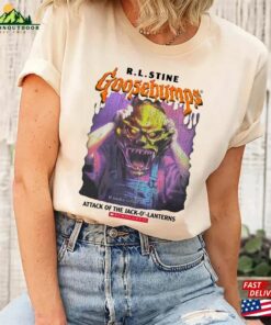 R L Stine Goosebumps Comfort Colors Shirt One Day At Horrorland Halloween Hoodie Unisex 3 R L Stine Goosebumps Comfort Colors Shirt One Day At Horrorland Halloween Hoodie Unisex 4
