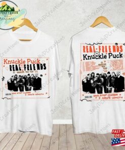 Real Friends Knuckle Puck Co Headline Fall Tour 2023 Shirt And Fan Unisex Hoodie