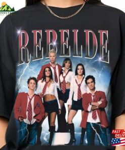 Rebelde Limited Comfort Colors Shirt Vintage 90S Graphic Tee Rbd Concert T-Shirt Hoodie