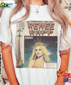 Renee Rapp Comic Shirt Book Art World Tour 2023 Short Sleeve Unisex T Shirt Concert Outift Sweatshirt 3